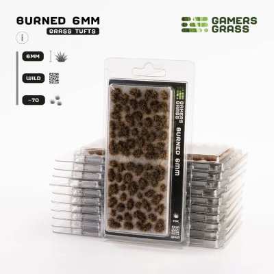 Zoom bild av GG6-BUR Burned Tufts 6mm - Wild GamersGrass