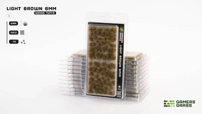 Zoom bild av GG6-LB Light Brown 6mm - Wild GamersGrass