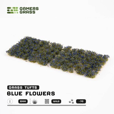 Zoom bild av Blue Flowers - Wild GamersGrass