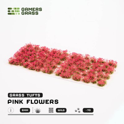 Zoom bild av Pink Flowers - Wild GamersGrass