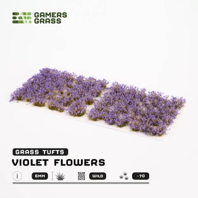 Zoom bild av Violet Flowers - Wild GamersGrass
