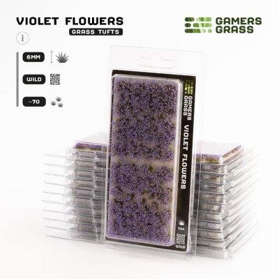 Zoom bild av GGF-VI Violet Flowers - Wild GamersGrass