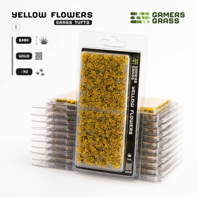 Zoom bild av GGF-YE Yellow Flowers - Wild GamersGrass