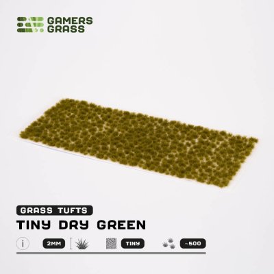 Zoom bild av Dry Green (2mm) - Tiny GamersGrass