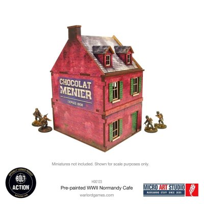 Zoom bild av H00123 WW2 Normandy Cafe 28mm Micro Art Studi