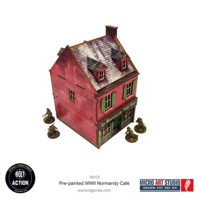 Zoom bild av WW2 Normandy Cafe prepainted 28mm