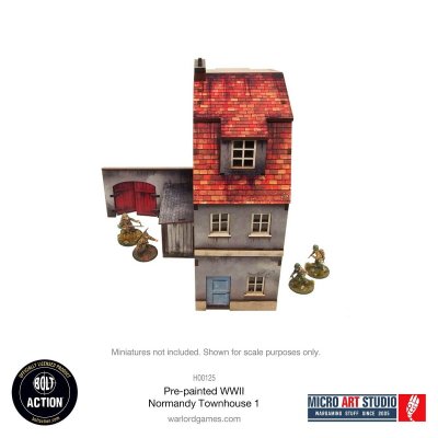Zoom bild av WW2 Normandy Townhouse 1 28mm