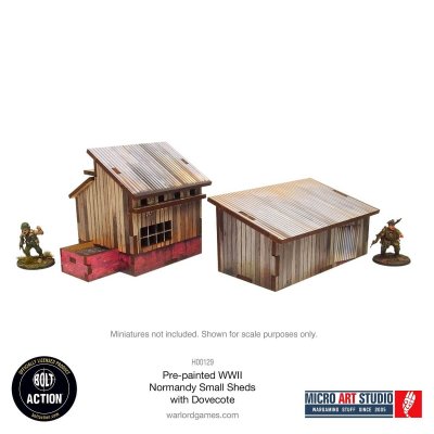 Zoom bild av WW2 Normandy Small Sheds with Dovecote Bolt Action