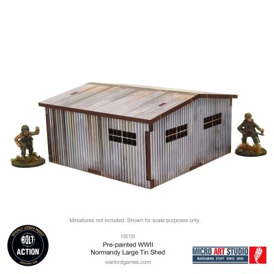 Zoom bild av WW2 Normandy Large Tin Shed 28mm