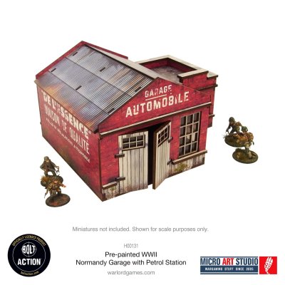 Zoom bild av WW2 Normandy Garage with Petrol Station 28mm
