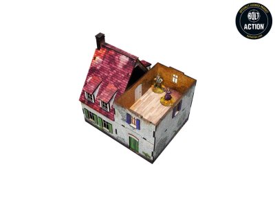 Zoom bild av WW2 Normandy Farmhouse Scale 28mm Micro Art Studio