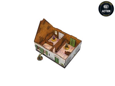 Zoom bild av WW2 Normandy Farmhouse prepainted terrain 28mm