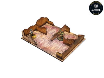 Zoom bild av WW2 Normandy Farmhouse