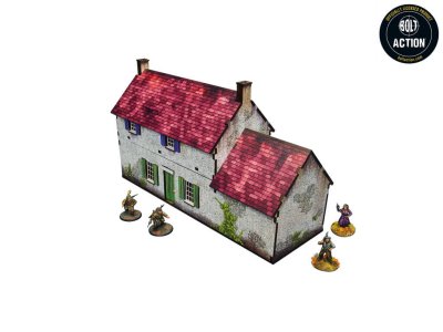 Zoom bild av H00158 WW2 Normandy Homestead w. Outbuildings 28mm Micro Art Studio