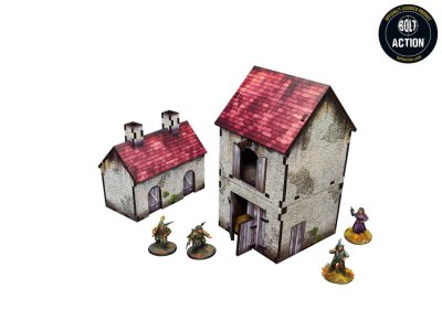 Zoom bild av WW2 Normandy Homestead w. Outbuildings prepainted 28mm