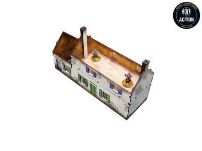 Zoom bild av WW2 Normandy Homestead w. Outbuildings