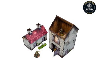 Zoom bild av WW2 Normandy Homestead w. Outbuildings Bolt Action officially licensed prepainted terrain