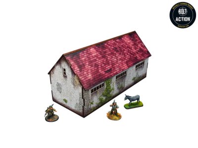 Zoom bild av H00160 WW2 Normandy Stable w. Dovecote 28mm Micro Art Studio