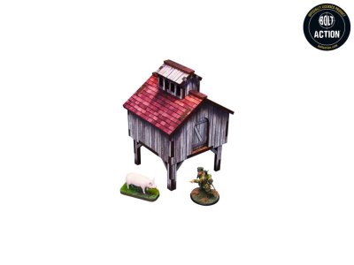 Zoom bild av WW2 Normandy Stable w. Dovecote