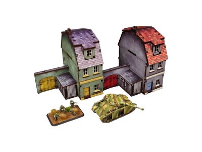 Zoom bild av H00172 WW2 Normandy Townhouse 1 15mm Micro Art Studio