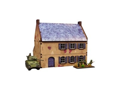 Zoom bild av WW2 Normandy Townhouse 2 15mm prepainted terrain Micro Art Studio