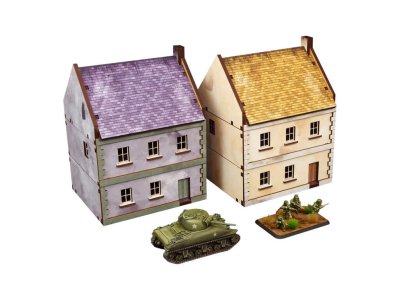 Zoom bild av H00174 WW2 Normandy Townhouse 3 15mm Micro Art Studio