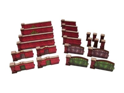 Zoom bild av WW2 Normandy Brick Wall Micro Art Studio prepainted