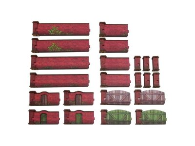 Zoom bild av WW2 Normandy Brick Wall MAS