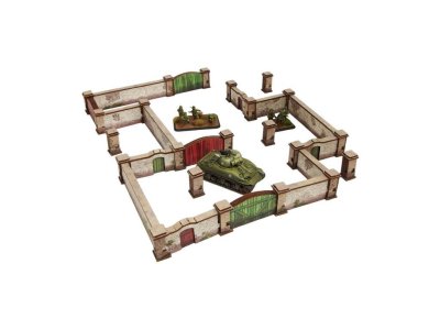 Zoom bild av WW2 Normandy Stone Wall