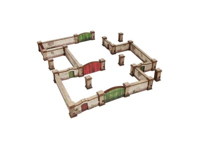 Zoom bild av WW2 Normandy Stone Wall 15mm