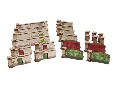 Zoom bild av WW2 Normandy Stone Wall 15mm prepainted Micro Art Studio
