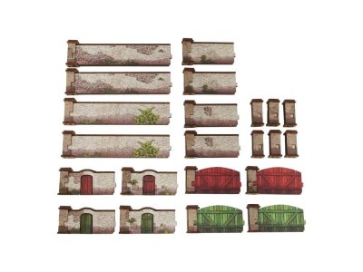 Zoom bild av WW2 Normandy Stone Wall 15mm MAS