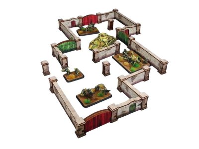 Zoom bild av WW2 Normandy Stone Wall Scale 15mm Micro Art Studio