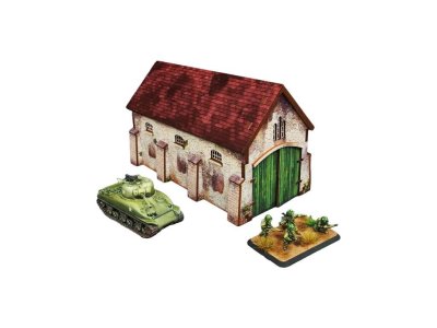 Zoom bild av WW2 Normandy Cowshed 15mm Micro Art Studio
