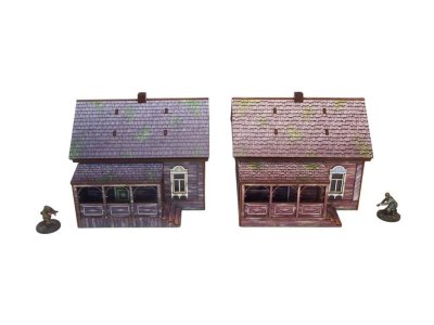 Zoom bild av H00233 WW2 Ostfront Village Doma 28mm Micro Art Studio