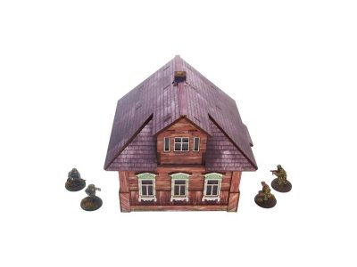 Zoom bild av H00234 WW2 Ostfront Village Forester's Dacha 28mm Micro Art Studio