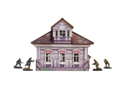 Zoom bild av H00235 WW2 Ostfront Village Whitewashed Dacha 28mm Micro Art Studio