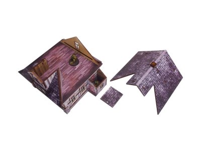 Zoom bild av WW2 Ostfront Village Whitewashed Dacha