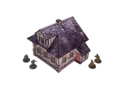 Zoom bild av WW2 Ostfront Village Whitewashed Dacha