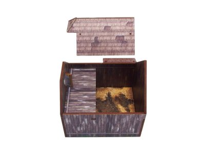 Zoom bild av WW2 Ostfront Village Barn