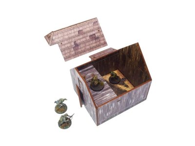 Zoom bild av WW2 Ostfront Village Barn