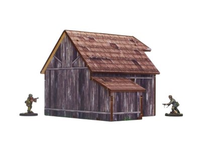Zoom bild av WW2 Ostfront Village Barn 28mm Micro Art Studio