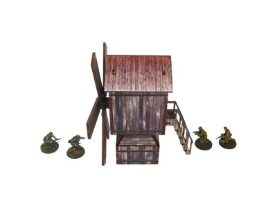 Zoom bild av WW2 Ostfront Village Windmill