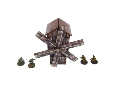Zoom bild av WW2 Ostfront Village Windmill