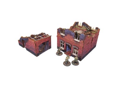 Zoom bild av WW2 Ostfront Stalingrad Small House (with garage) 28mm Micro Art Studio