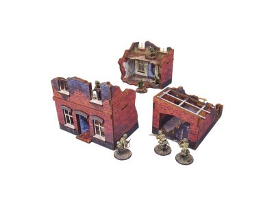 Zoom bild av WW2 Ostfront Stalingrad Small House (with garage) 28mm