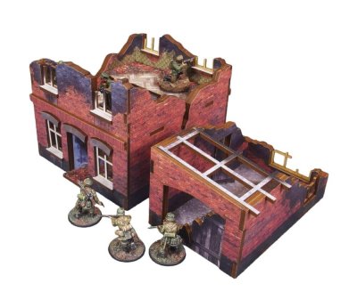 Zoom bild av WW2 Ostfront Stalingrad Small House (with garage)