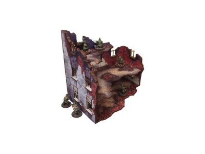 Zoom bild av Stalingrad Apartment Block Front (with 3rd floor) 28mm