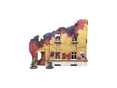 Zoom bild av Stalingrad School Right (with 3rd floor) 28mm Micro Art Studio