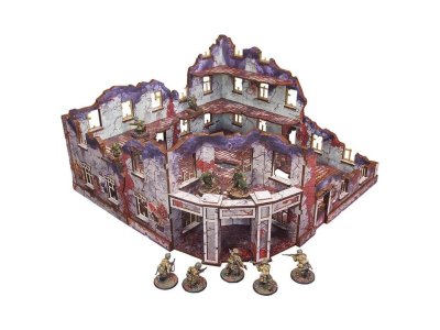 Zoom bild av Stalingrad Univermag Front (with balcony) 28mm